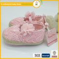 2015 best seller de alta qualidade nascido bonito mão crochet sapatos de bebê